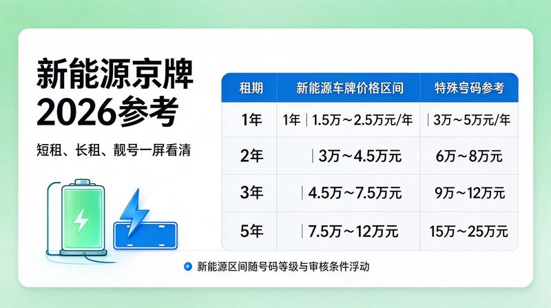 2026年北京车牌管理新政策